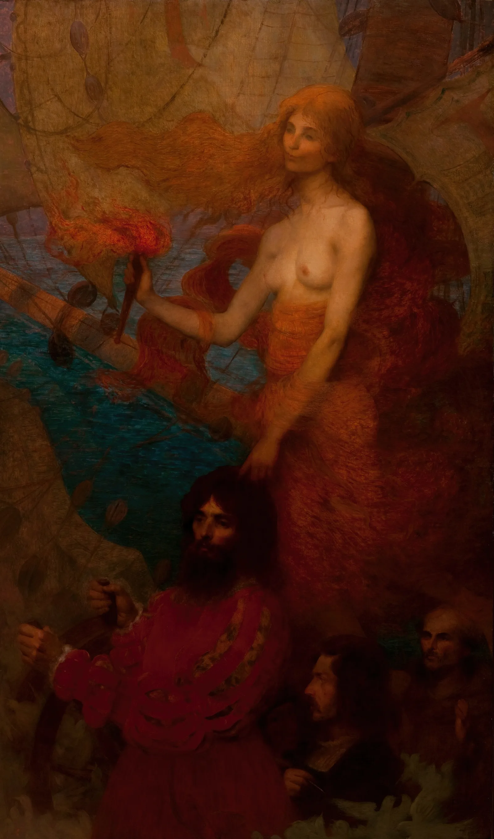 Providence Guides Cabral Wall Art by Eliseu Visconti - Canvas Print