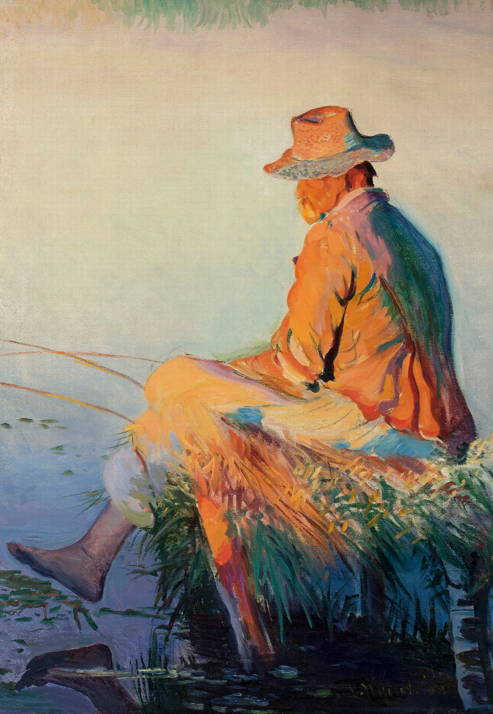 Fisherman 6 Wall Art by Leon Wyczółkowski - Canvas Print