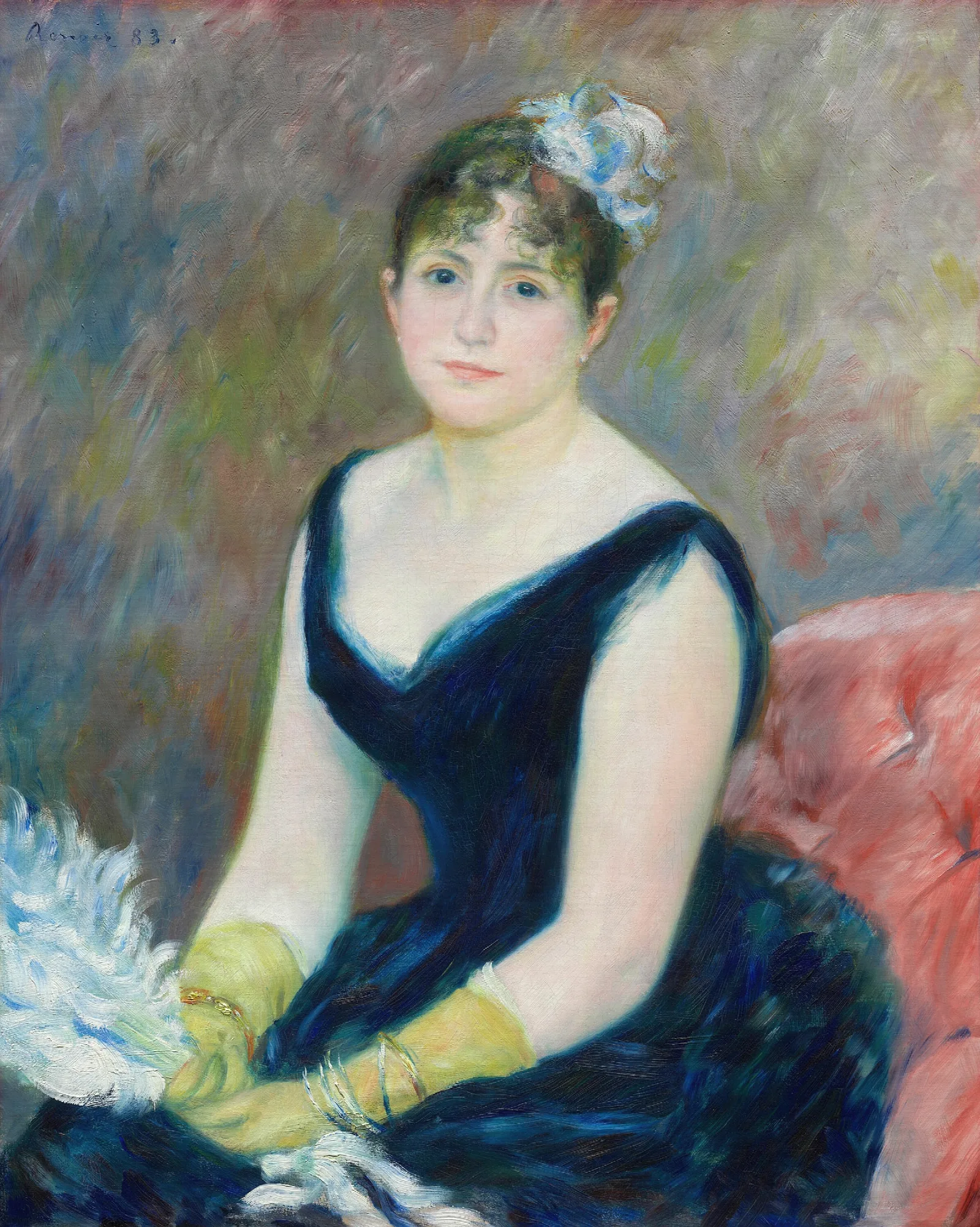 Madame Leon Clapisson Wall Art by Pierre-Auguste Renoir - Canvas Print