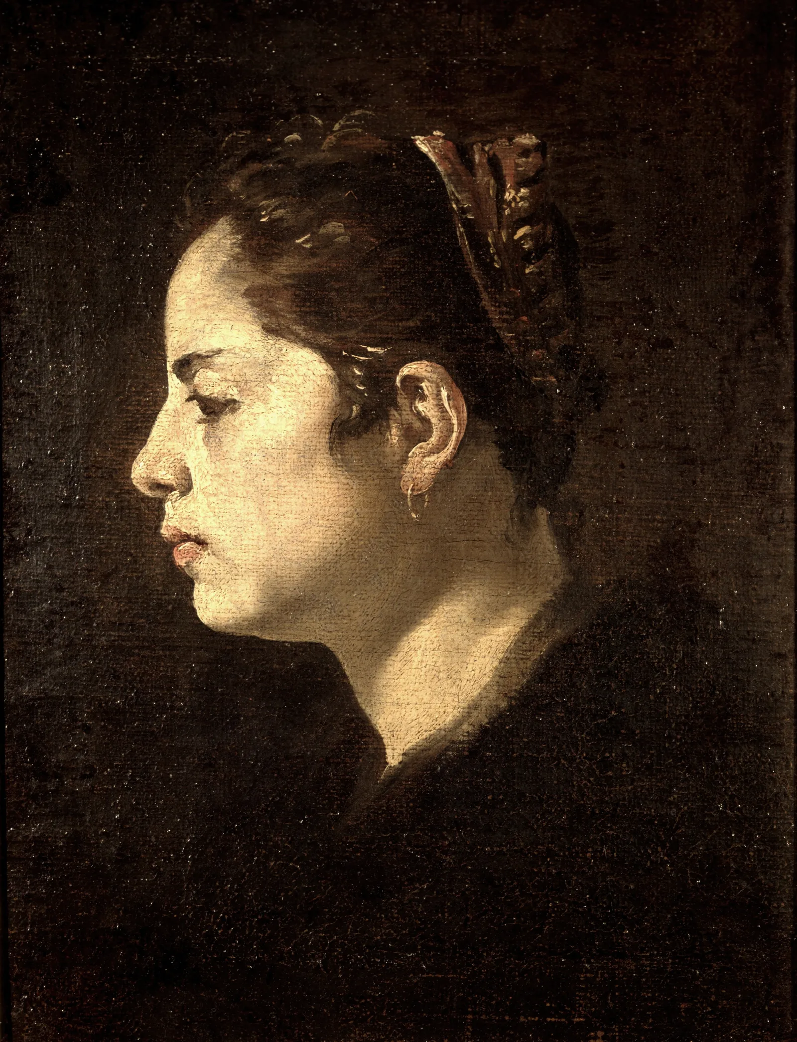 Cabeza De Muchacha Wall Art by Diego Velázquez - Canvas Print