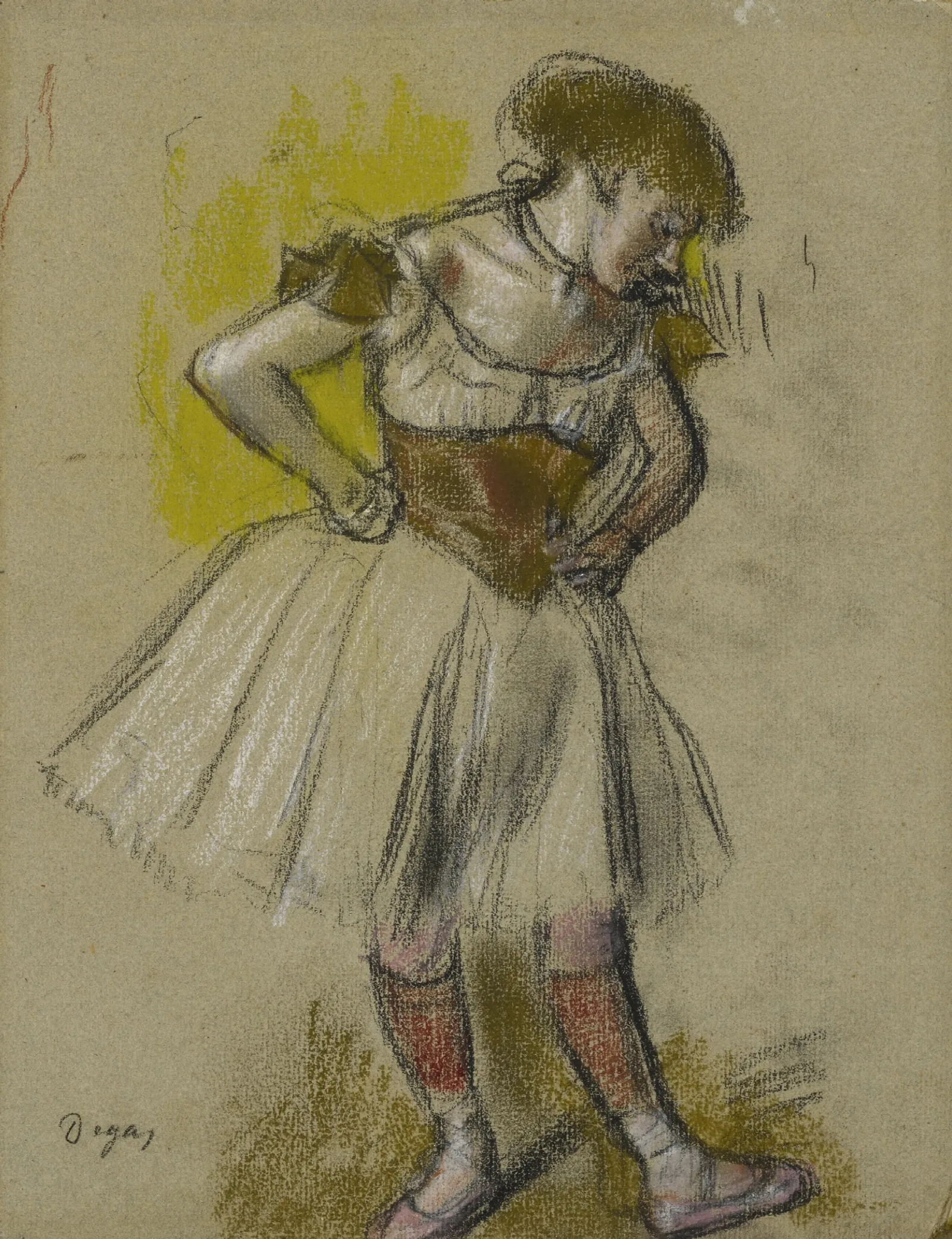 Danseuse 4 Wall Art by Edgar Degas - Canvas Print