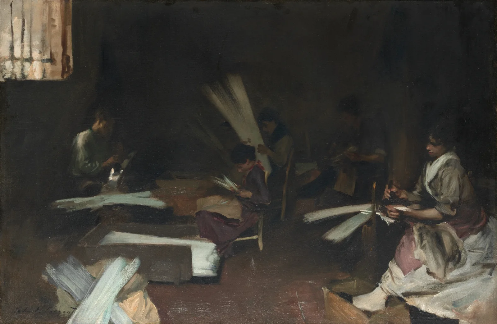 Venetian Glass Workers Wall Art by John Singer Sargent - Canvas Print