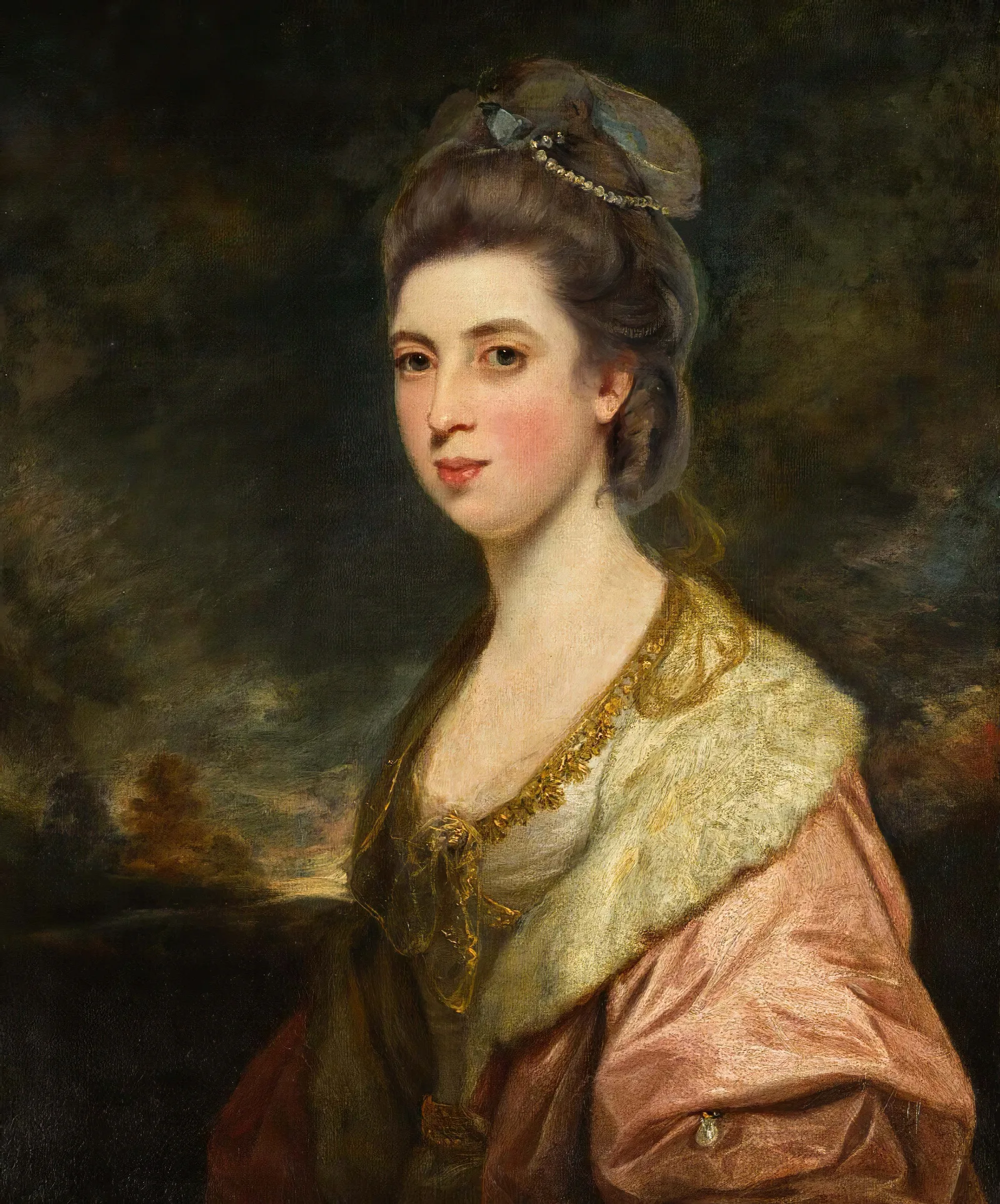 Portrait Of Mrs Richard Pennant Wall Art by Sir Joshua Reynolds - Canvas Print