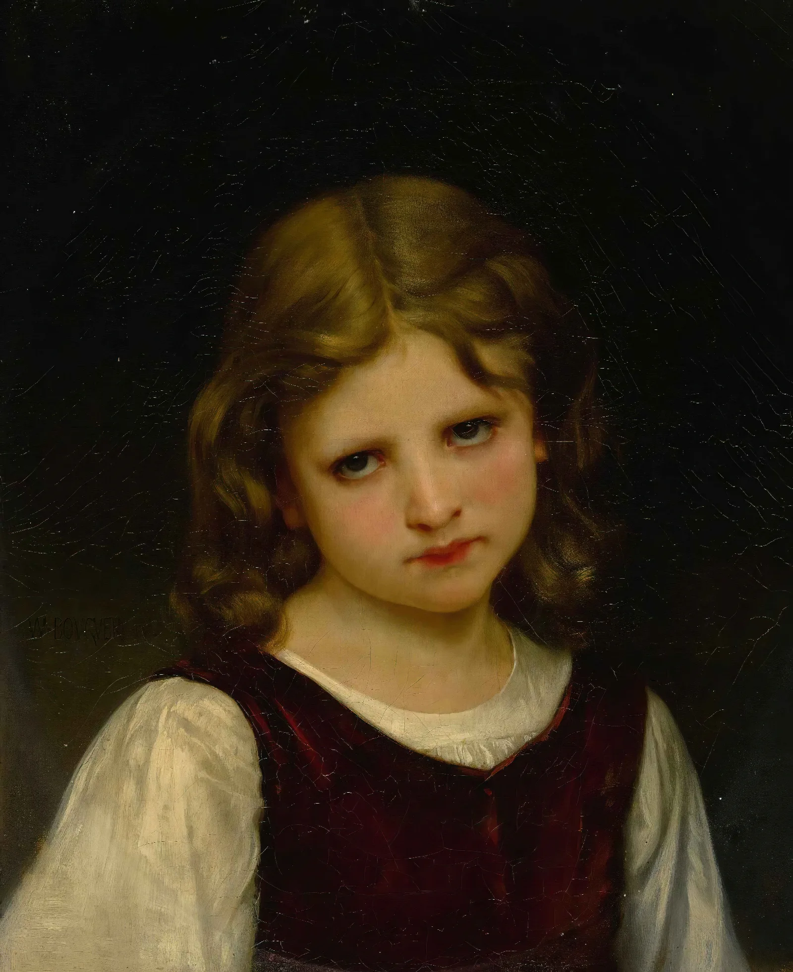 Mignon 3 Wall Art by William Bouguereau - Canvas Print