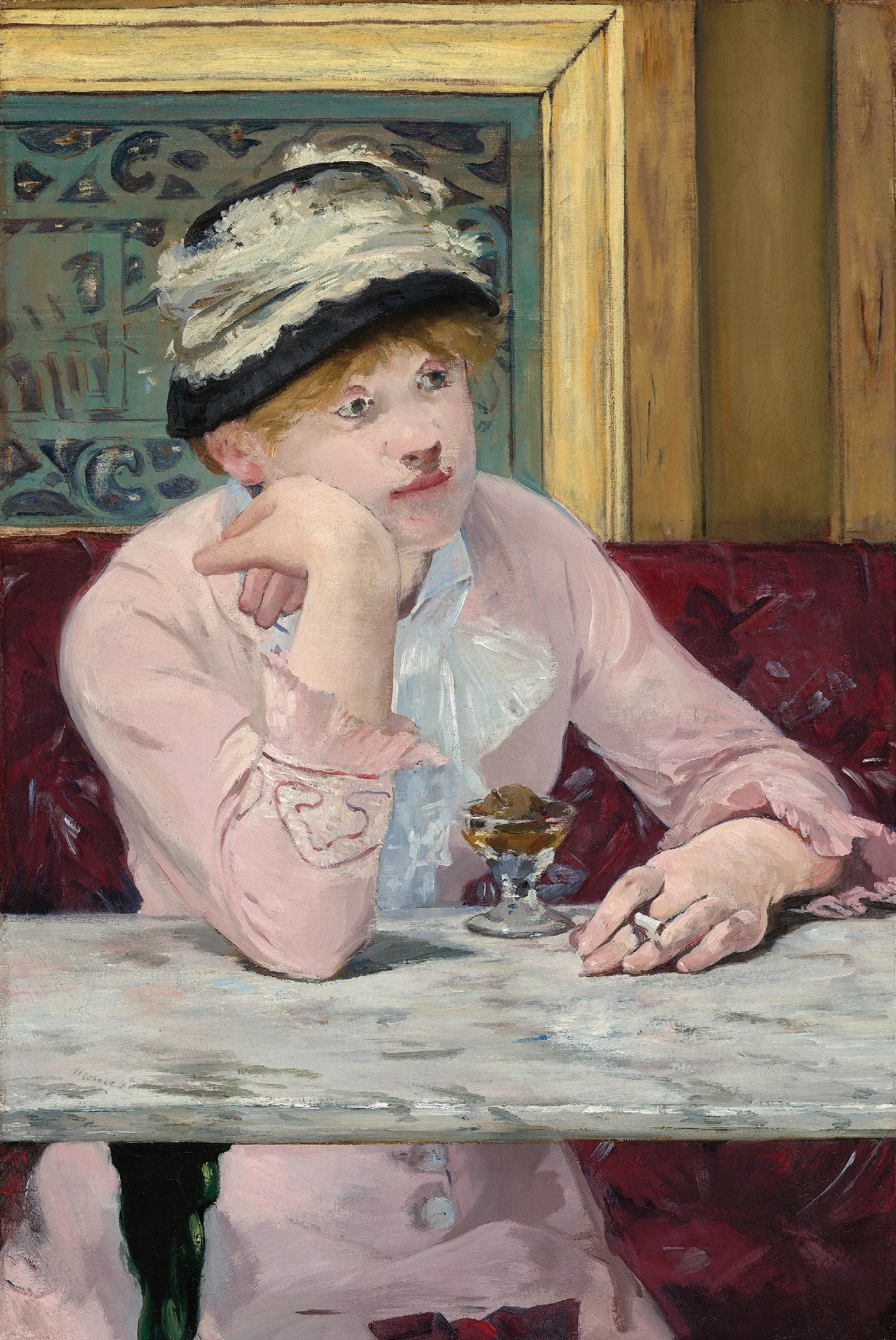 Plum Brandy Wall Art by Édouard Manet - Canvas Print