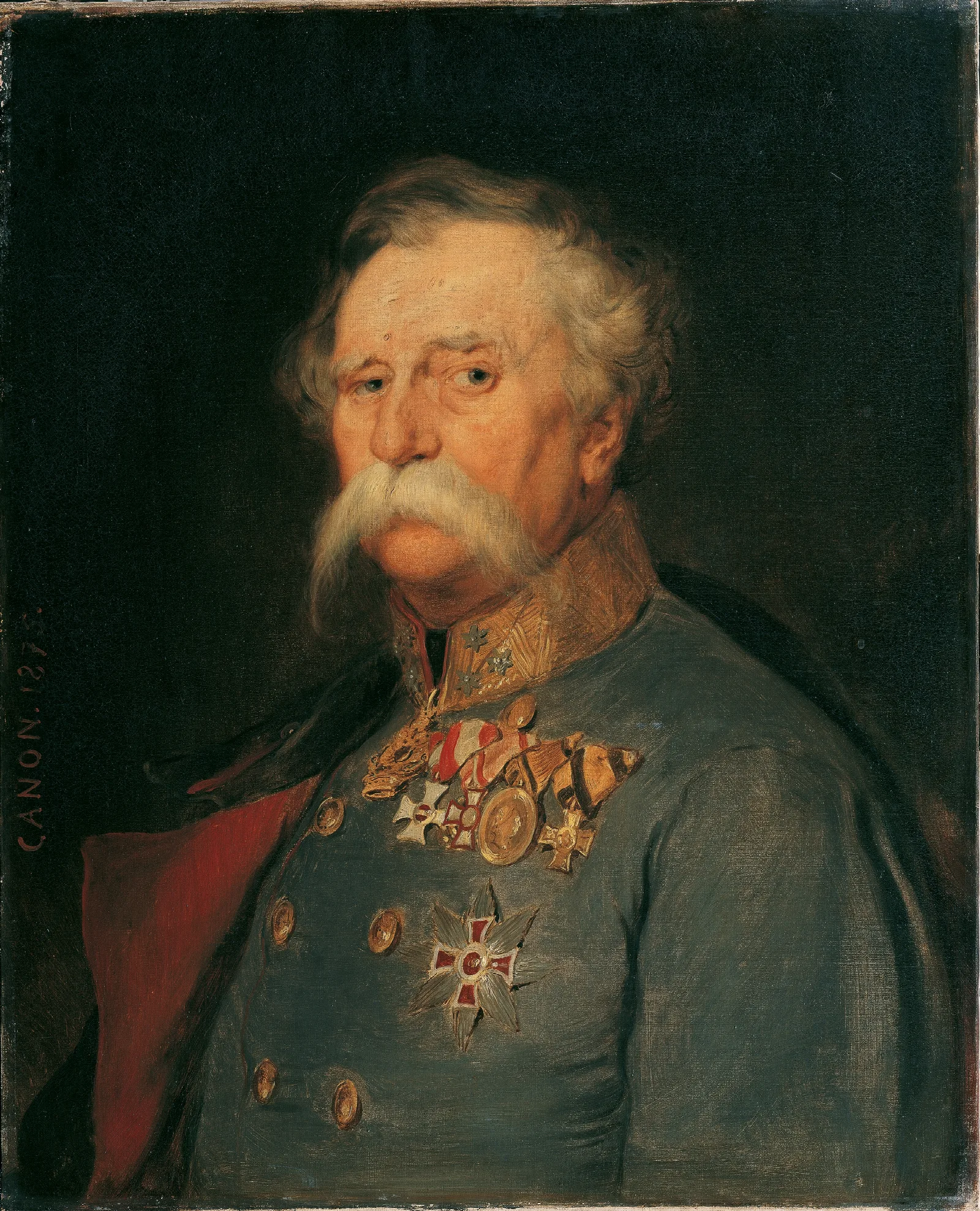 Feldzeugmeister Franz Von Hauslab Wall Art by Hans Canon - Canvas Print