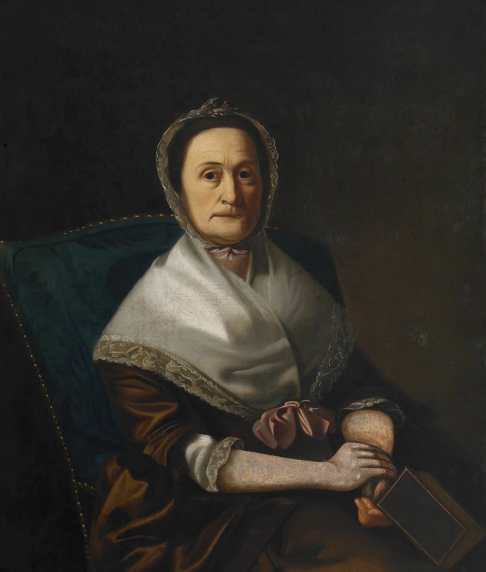 Portrait Of Mrs Ebenezer Austin Wall Art by John Singleton Copley - Canvas Print