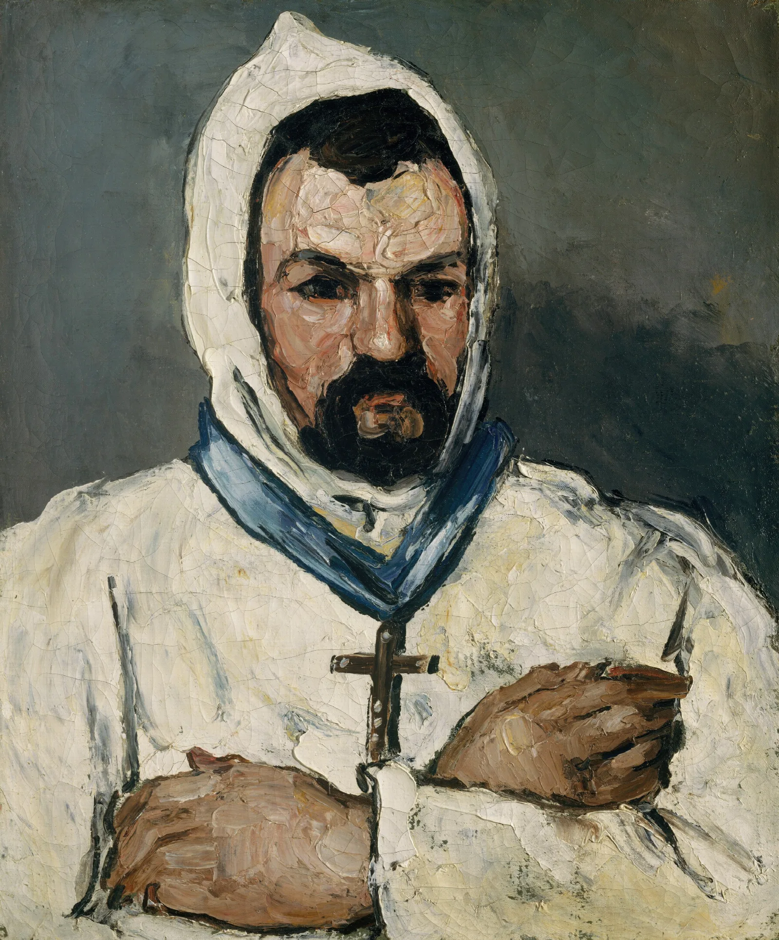 Antoine Dominique Sauveur Aubert Born 1817 The Artists Uncle As A Monk Wall Art by Paul Cézanne - Canvas Print