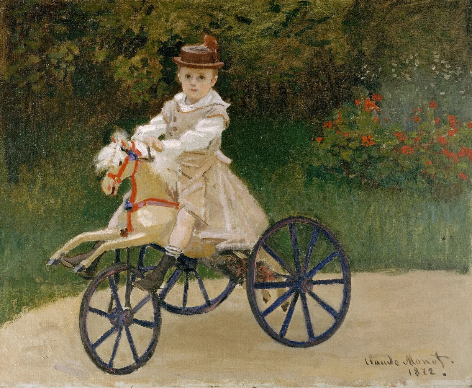 Jean Monet Wall Art by Claude Monet - Canvas Print