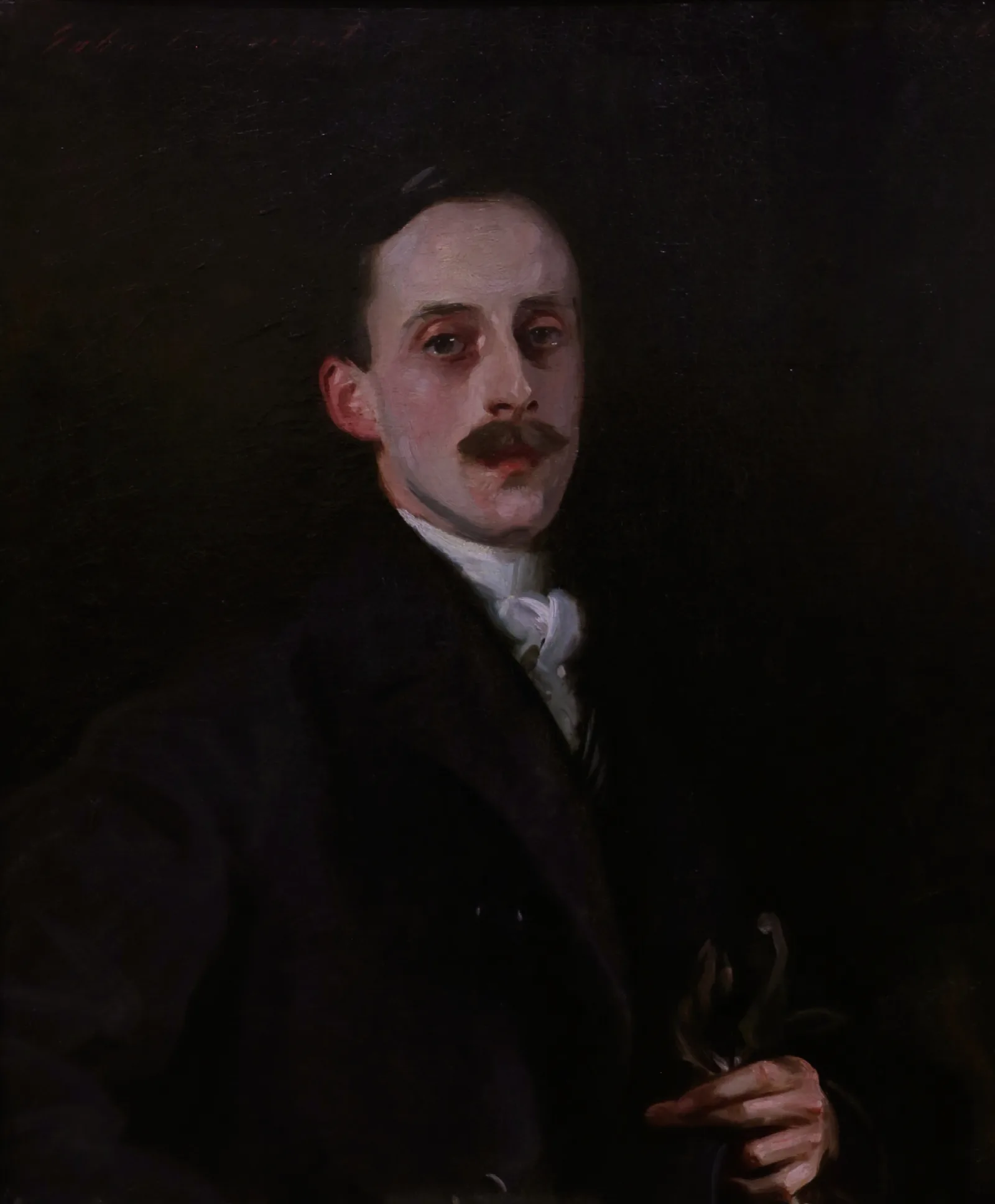 Portrait Of Sir Hugh Lane Wall Art by John Singer Sargent - Canvas Print