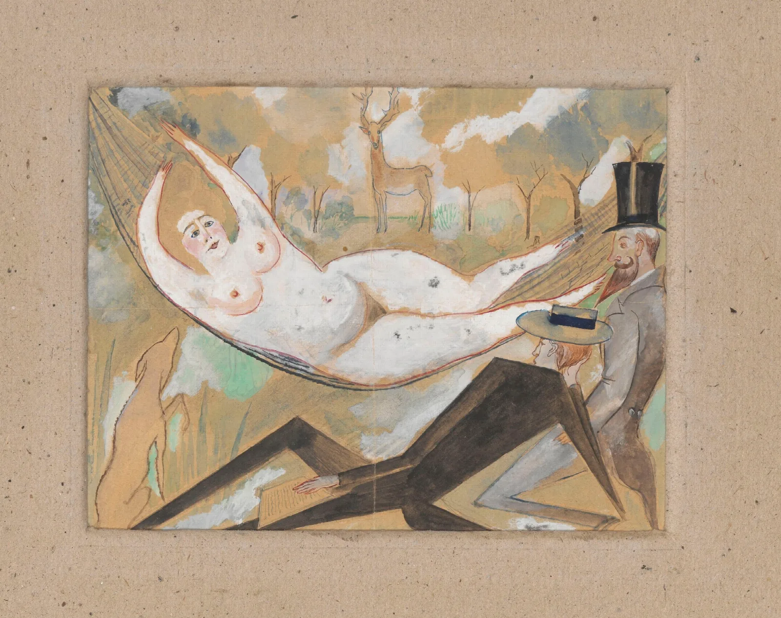 In A Hammock 2 Wall Art by Zygmunt Waliszewski - Canvas Print