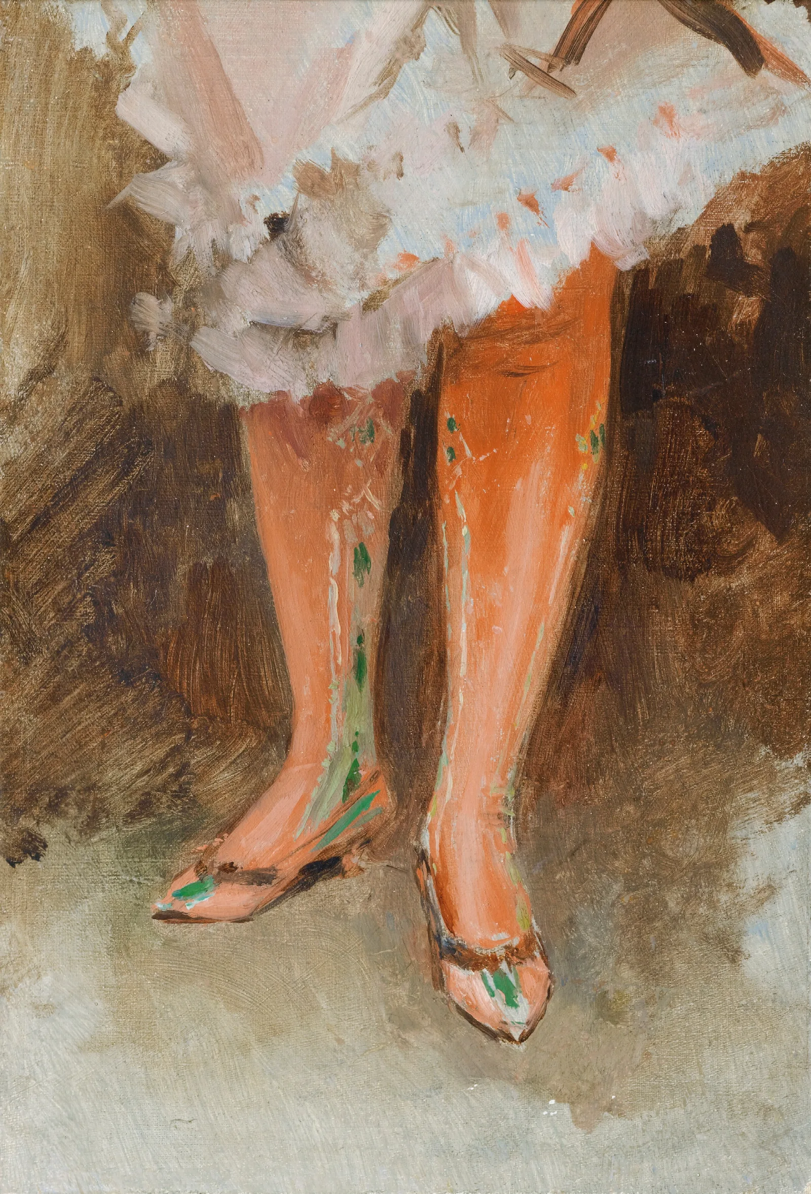 The Red Stockings Wall Art by James Tissot - Canvas Print