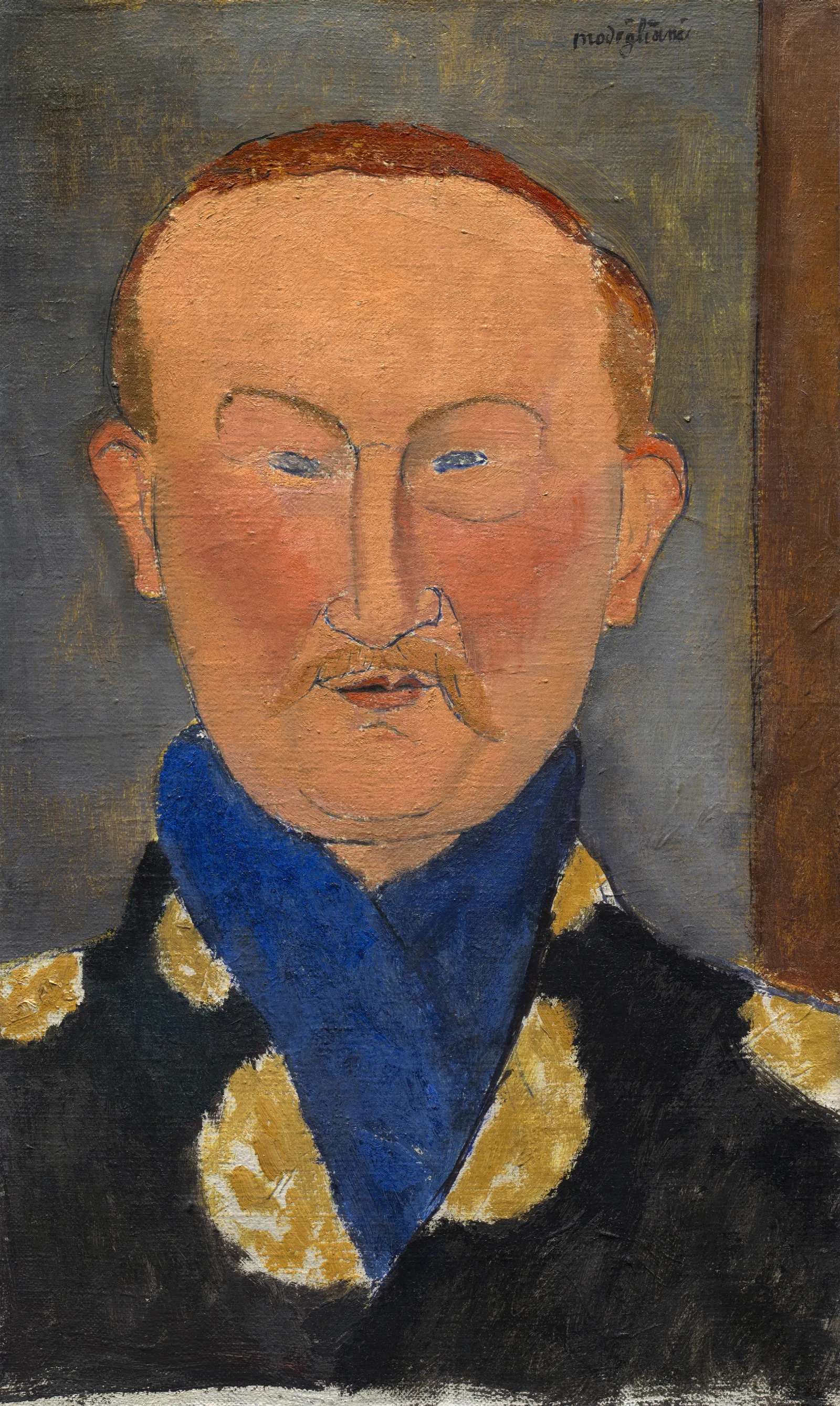 Leon Bakst Wall Art by Amedeo Modigliani - Canvas Print