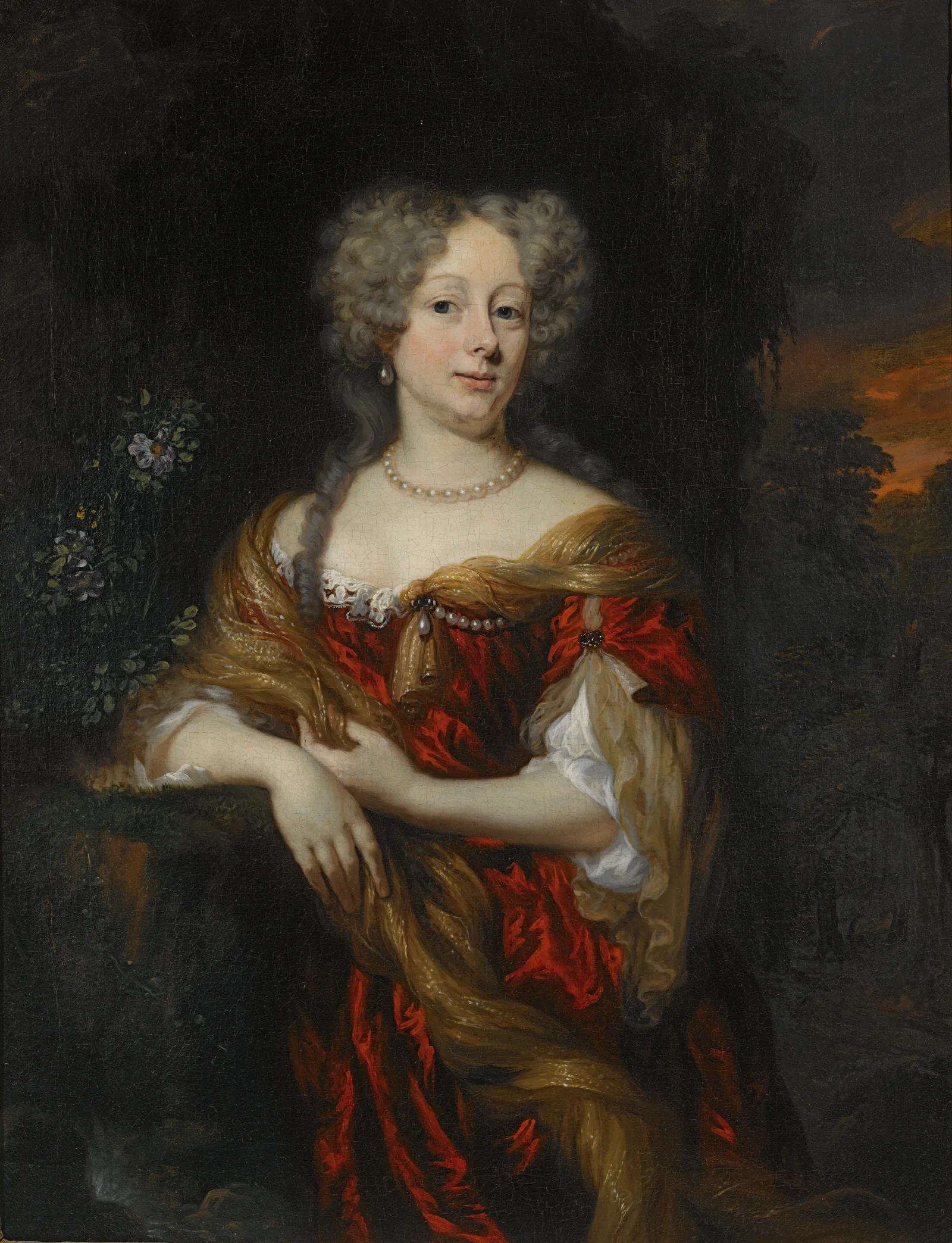 Portrait Of A Lady 145 Wall Art by Nicolaes Maes - Canvas Print
