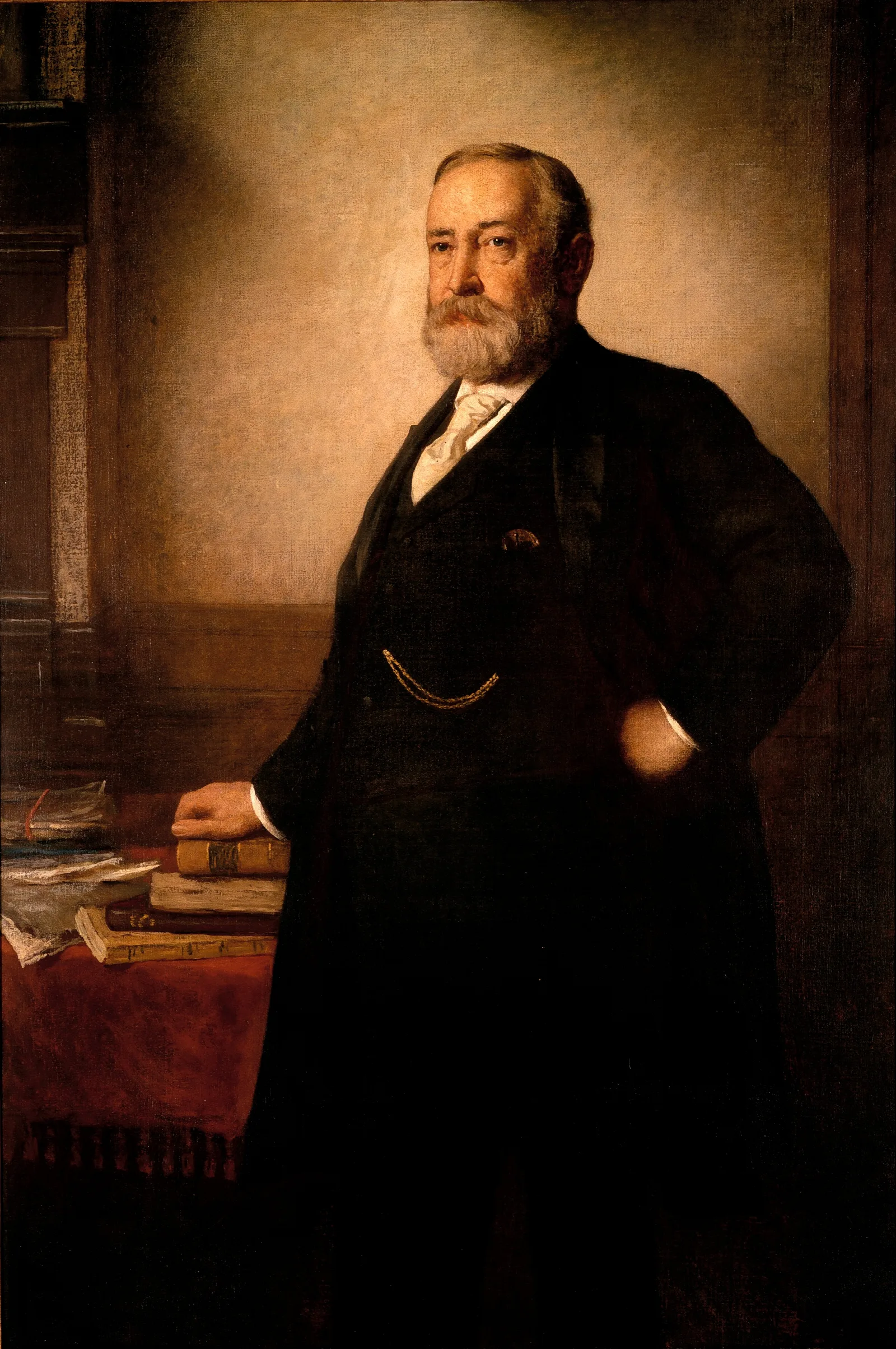 Benjamin Harrison Wall Art by Eastman Johnson - Canvas Print