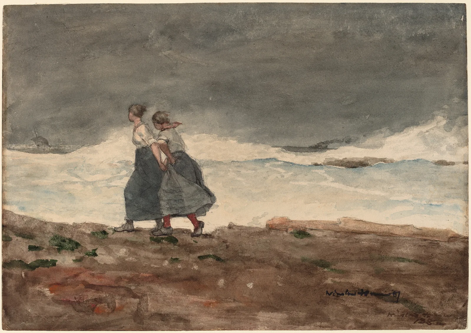 Danger Wall Art by Winslow Homer - Canvas Print