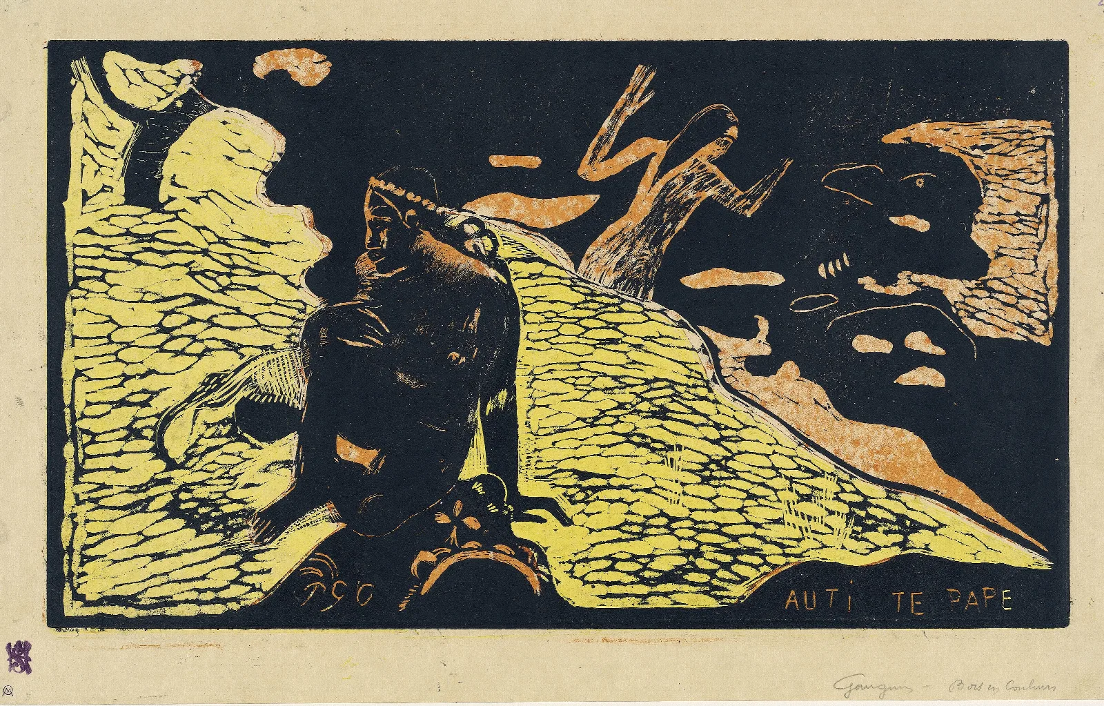 Auti Te Pape Women At The River Wall Art by Paul Gauguin - Canvas Print