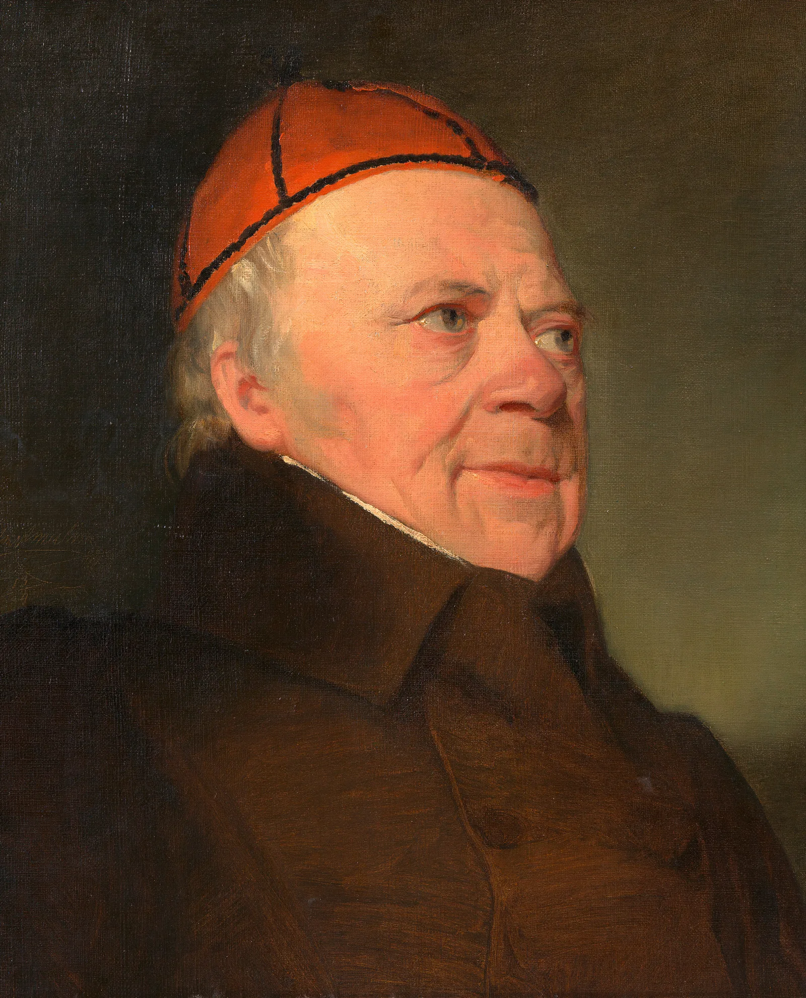 Joseph Kaltenthaler Vater Der 1 Frau Des Kunstlers Wall Art by Friedrich von Amerling - Canvas Print