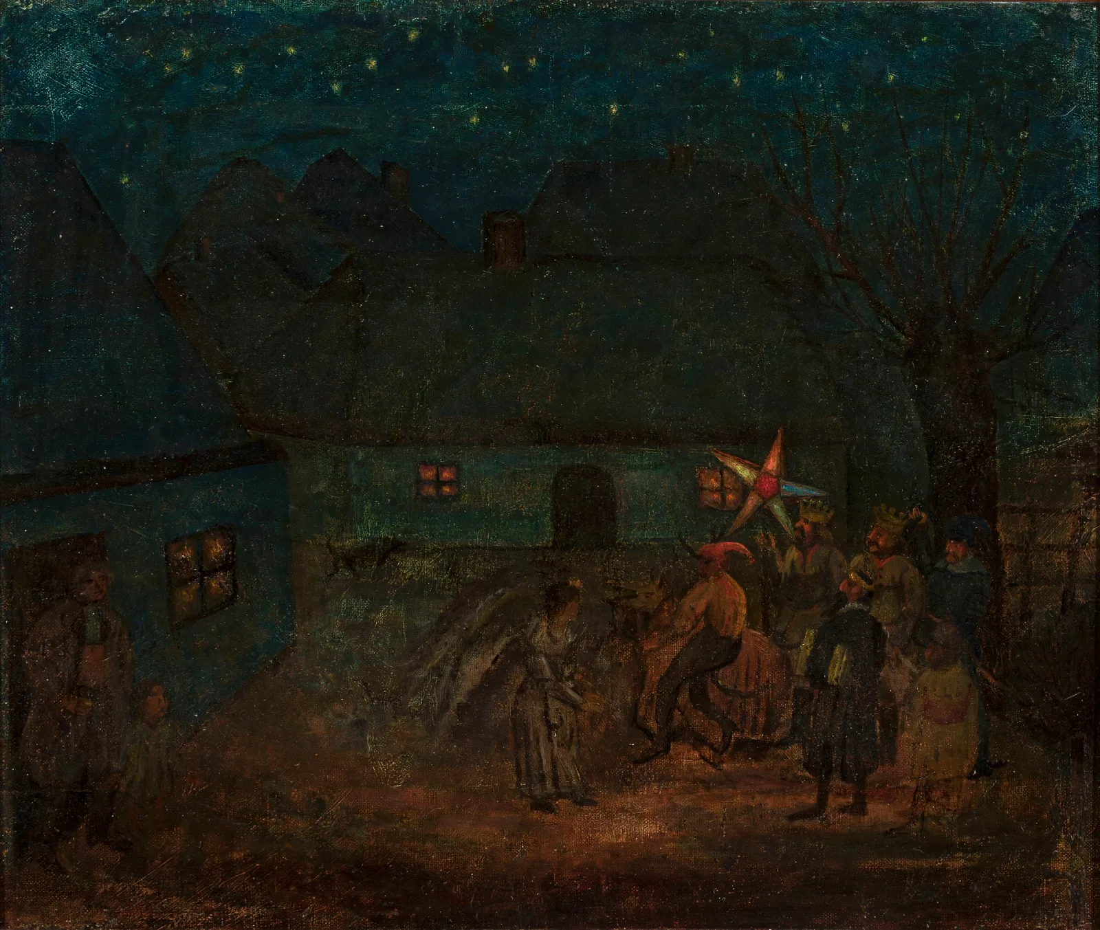 Krakow Crib Wall Art by Tadeusz Makowski - Canvas Print