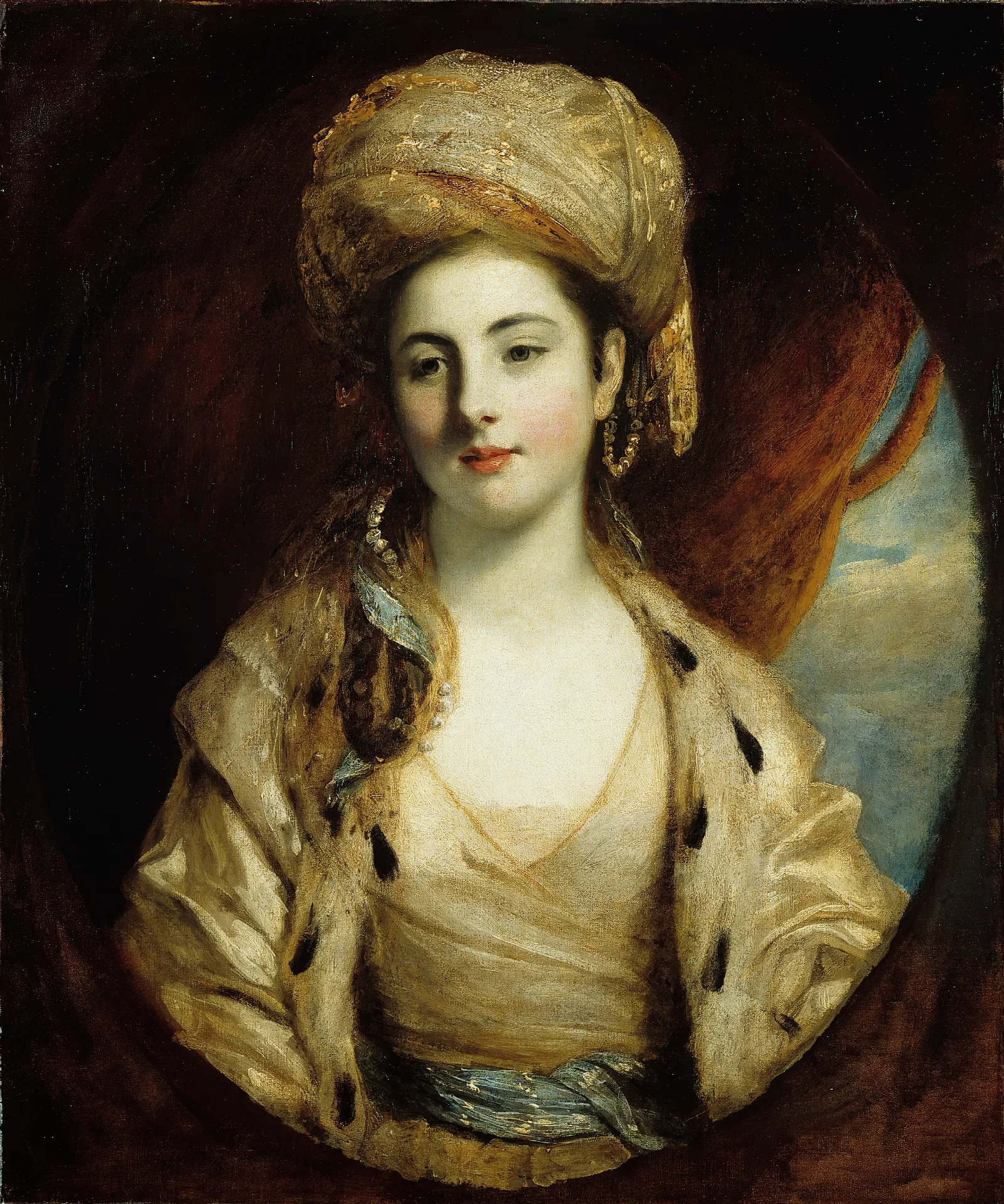 Mrs Richard Paul Jodrell Wall Art by Sir Joshua Reynolds - Canvas Print