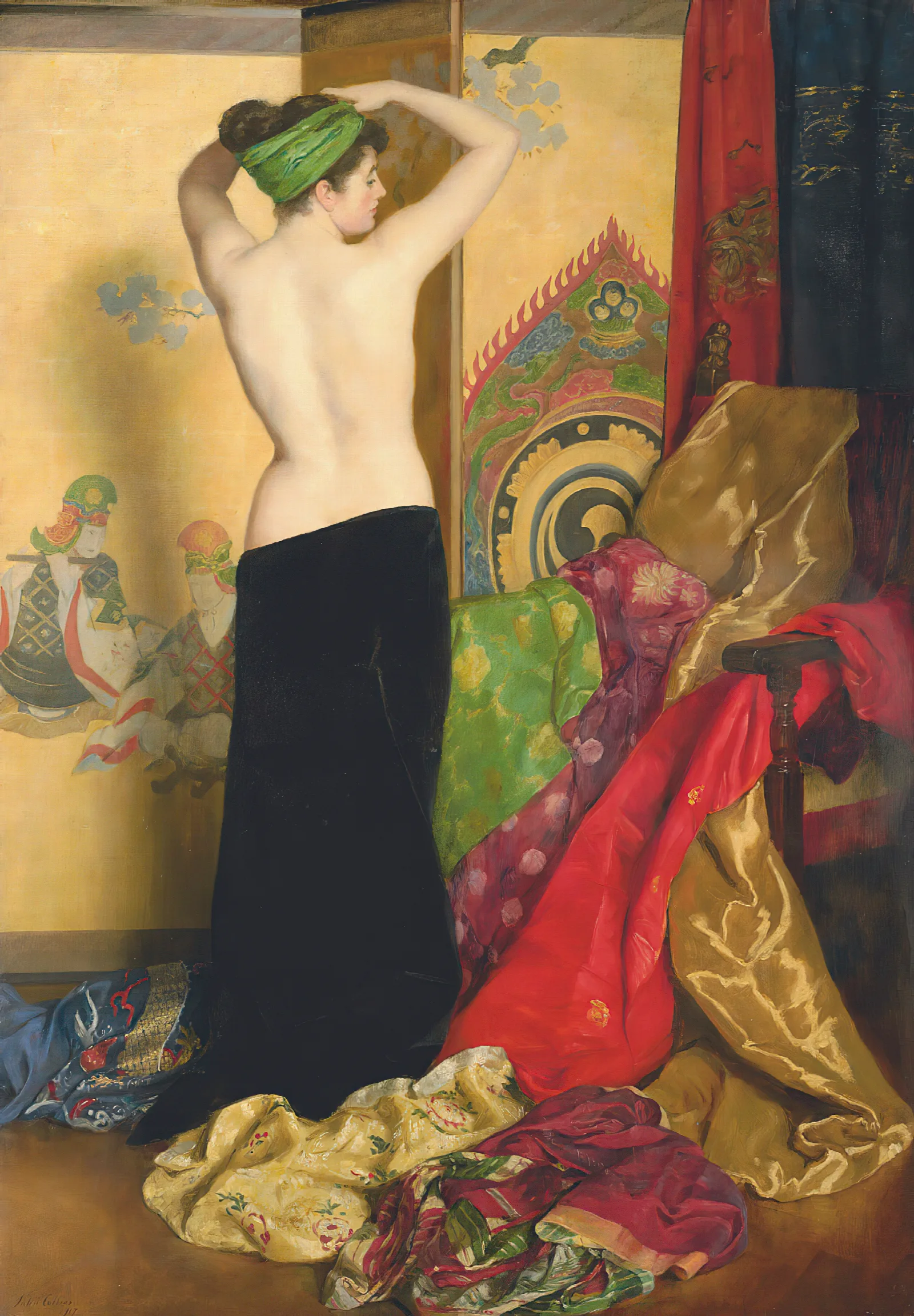 Pomps And Vanities Wall Art by John Collier - Canvas Print