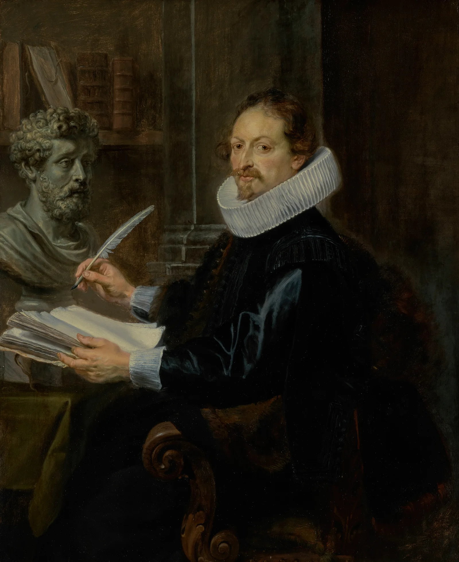 Jan Gaspard Gevartius Wall Art by Peter Paul Rubens - Canvas Print