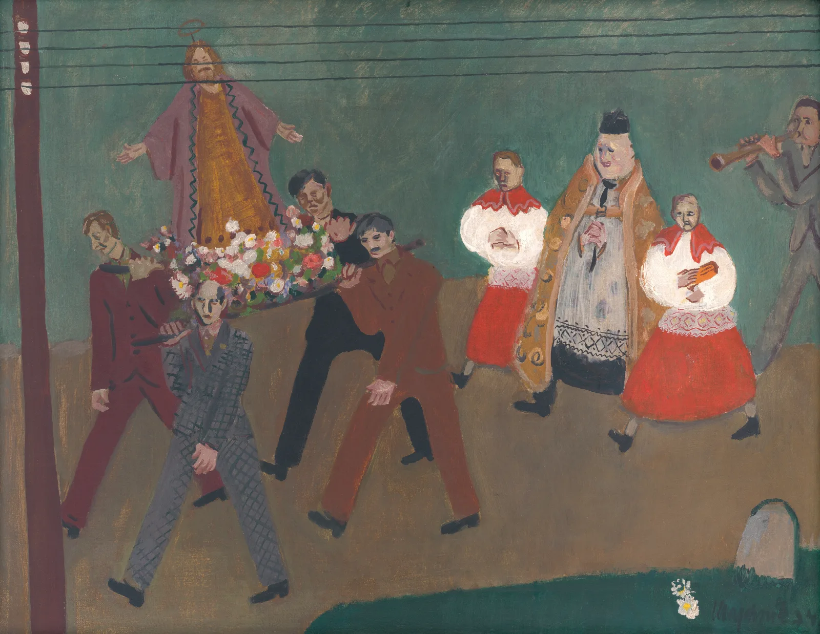 Procession Wall Art by Cyprián Majerník - Canvas Print