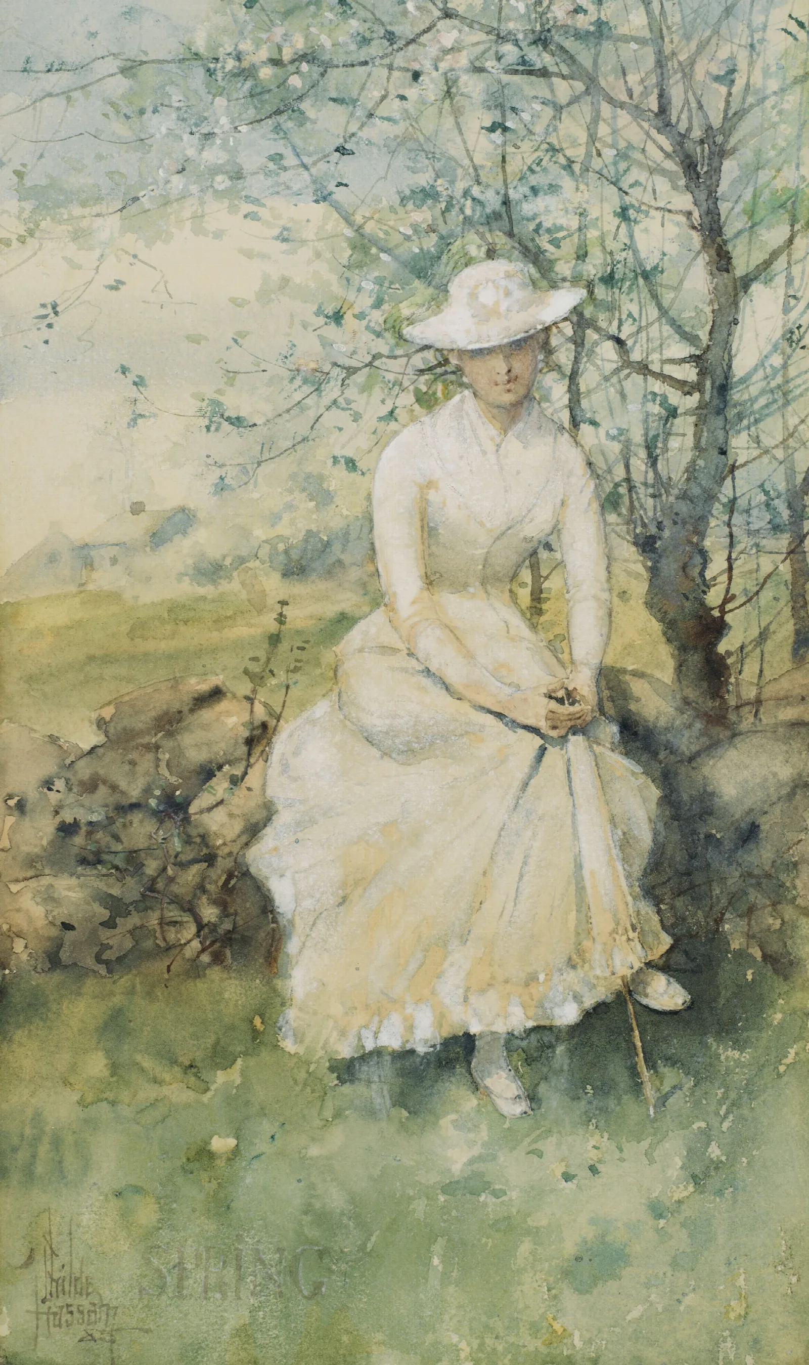 Spring 58 Wall Art by Childe Hassam - Canvas Print