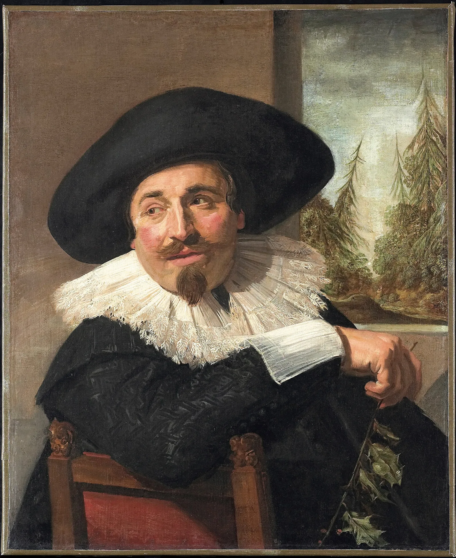 Portrait Of Isaac Abrahamsz Massa Wall Art by Frans Hals - Canvas Print