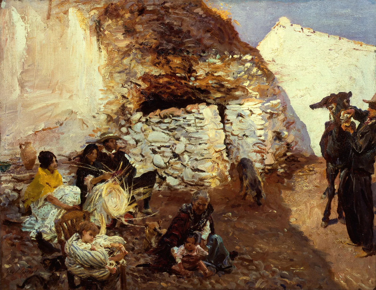 Gypsy Encampment 2 Wall Art by John Singer Sargent - Canvas Print