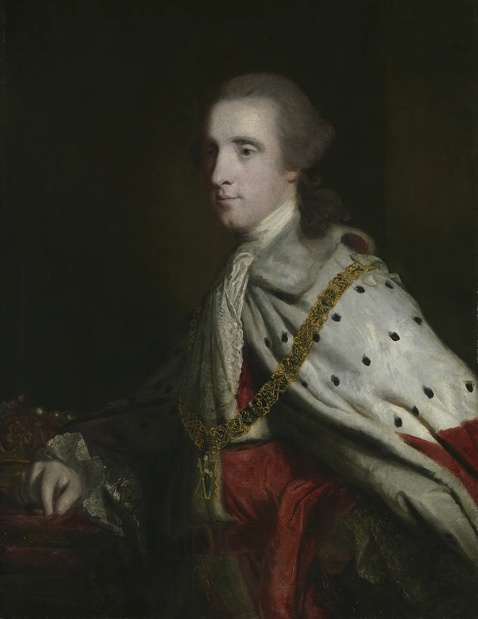 The 4th Duke Of Queensberry Old Q As Earl Of March Wall Art by Sir Joshua Reynolds - Canvas Print
