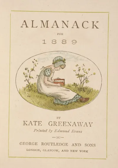 01 Almanack For 1889 Title