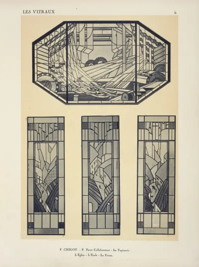 1 La Tapisserie Au Pavillon De Limoges 2 Leglise 3 Lecole
