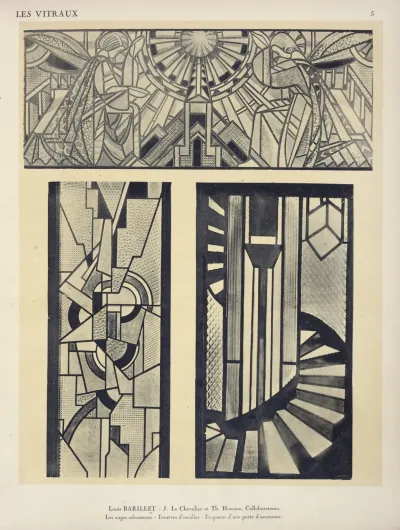 1 Les Anges Adorateurs Au Salon Dautomne De 1924 2 Fenetre Descalier Villa De M Le Comte De Noailles A Hyeres