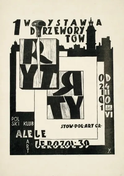 1 Wystawa Drzeworytow Ryt Od 24 Iii Do 1 Vi