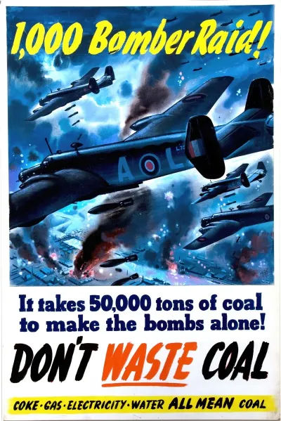 1000 Bomber Raid It Takes 50000 Tons Of Coal To Make The Bombs Alone Dont Waste Coal