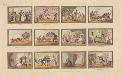 12 Vignettes Fashion Amusement Charity Passion English Travelling French Travelling Recreation Adoration Inattention Attention Devotion Introduction