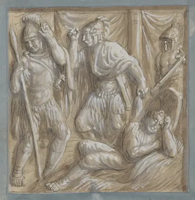 13 Drawings After Bas Reliefs At Florence Pl 03