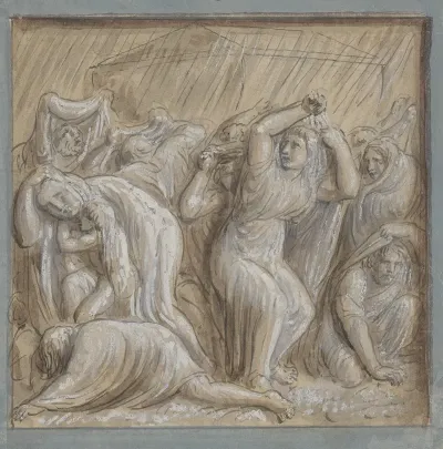 13 Drawings After Bas Reliefs At Florence Pl 09