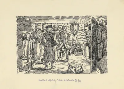 13 Five Guns Of Five Conspirators Aiming For Ataman And His Cossacks