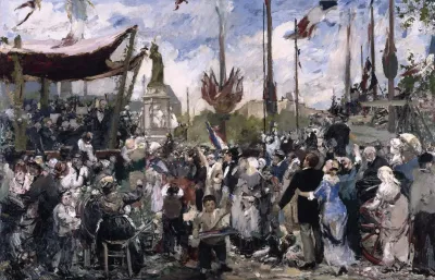 14 Juillet 1880 Inauguration Du Monument A La Republique