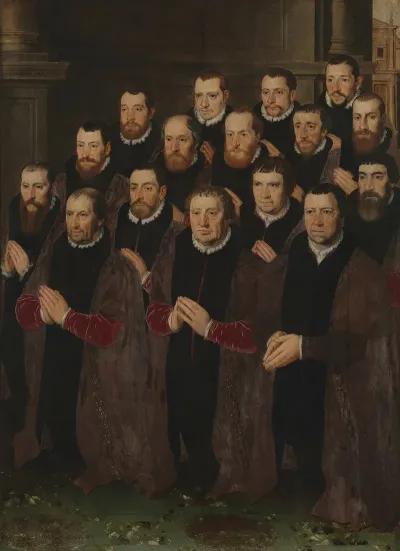 16 Portraits Of The Members Of The Fraternity Of The Holy Blood