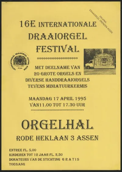 16e Internationale Draaiorgel Festival