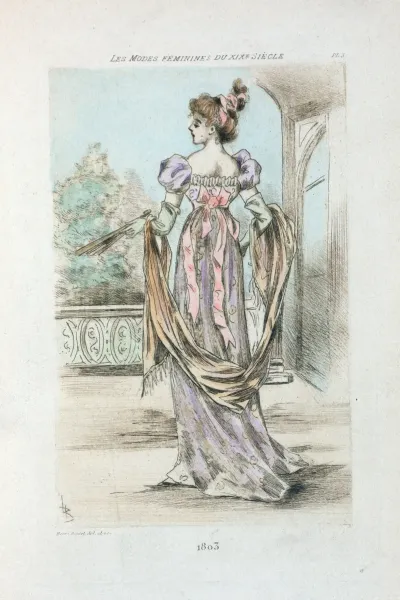 1803 Womens Fashion In Nineteenth Century Paris