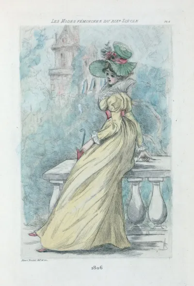 1806 Womens Fashion In Nineteenth Century Paris