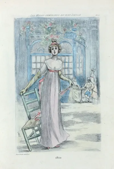 1810 Womens Fashion In Nineteenth Century Paris
