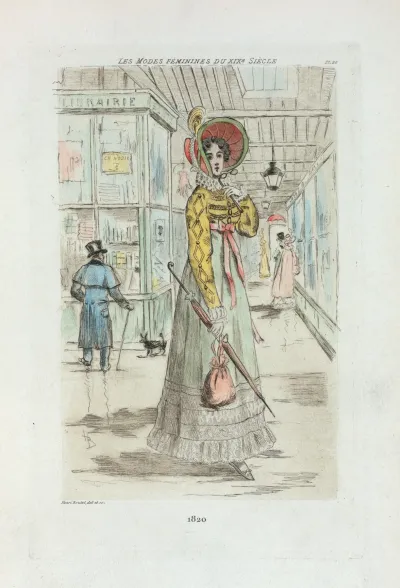 1820 Womens Fashion In Nineteenth Century Paris