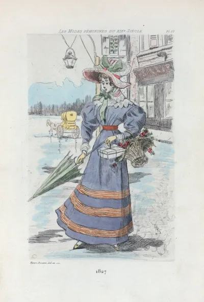 1827 Womens Fashion In Nineteenth Century Paris