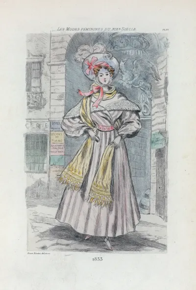 1833 Womens Fashion In Nineteenth Century Paris