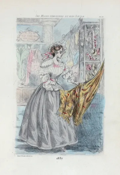 1837 Womens Fashion In Nineteenth Century Paris